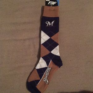 Tall Milwaukee Brewers Socks